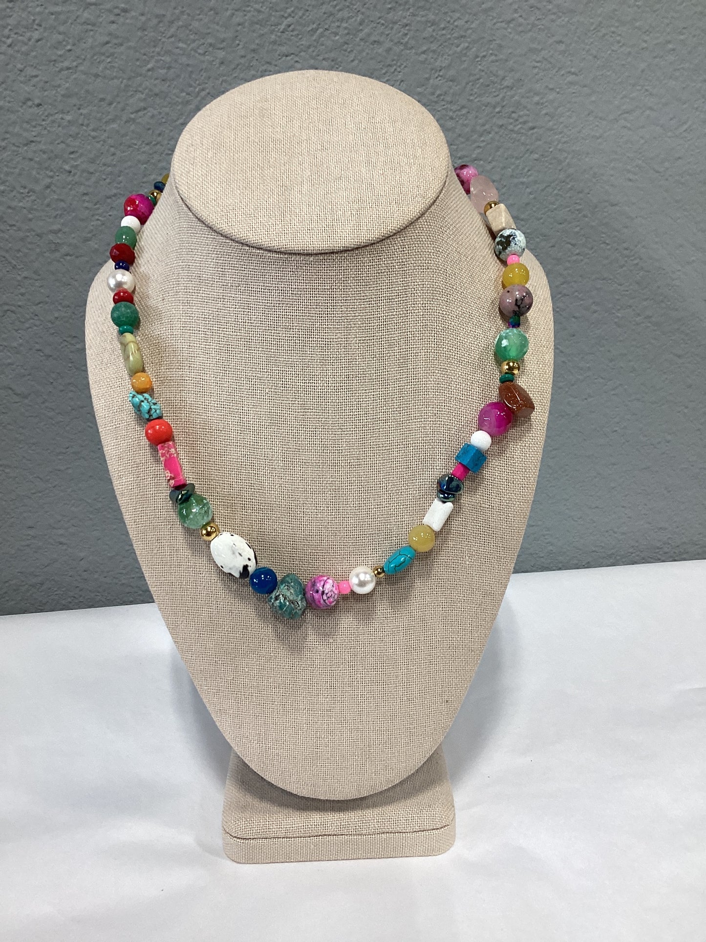 Stevie Colorful Beaded Necklace