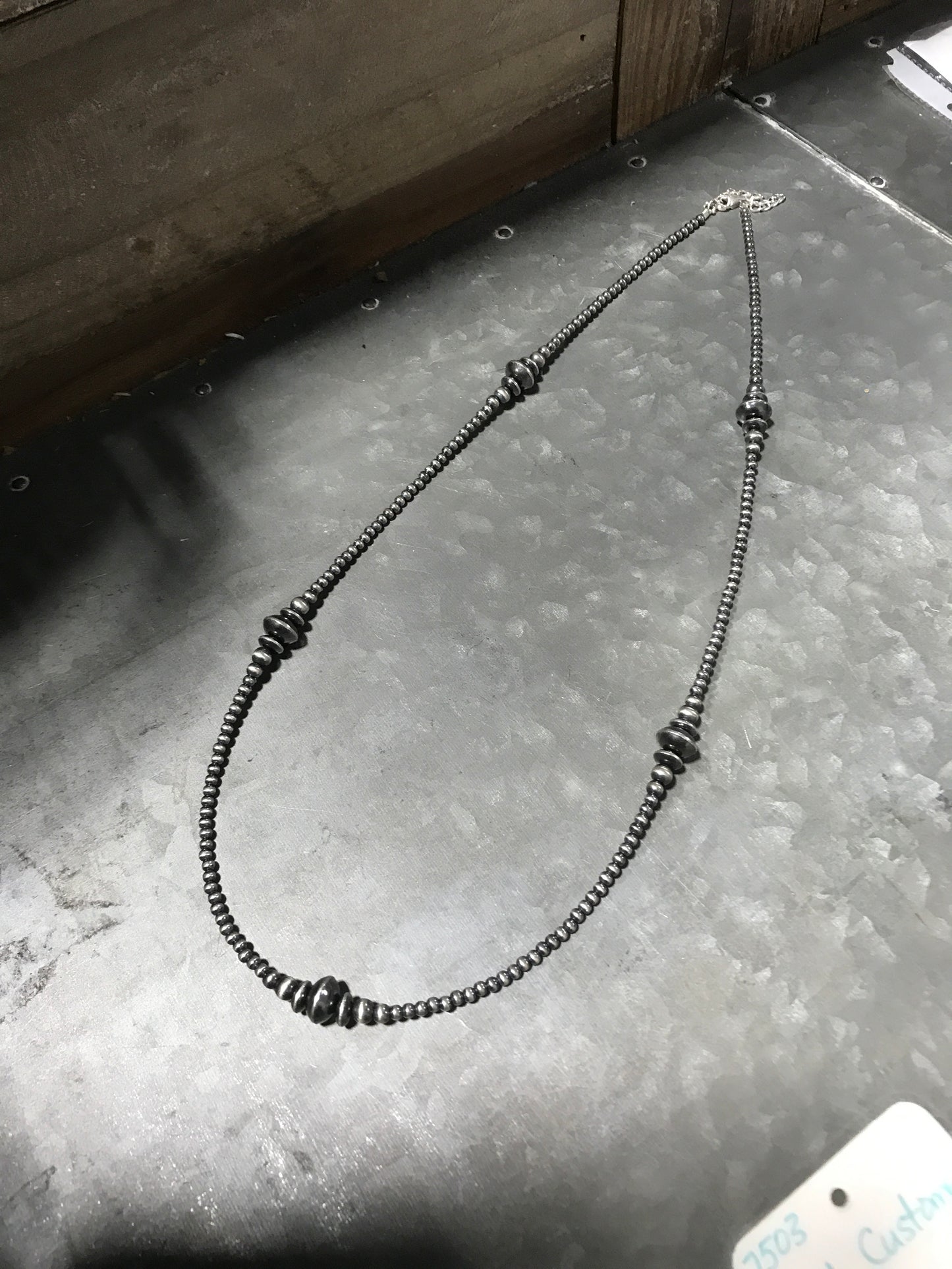 24” Graduated 4-8mm Navajo Pearls