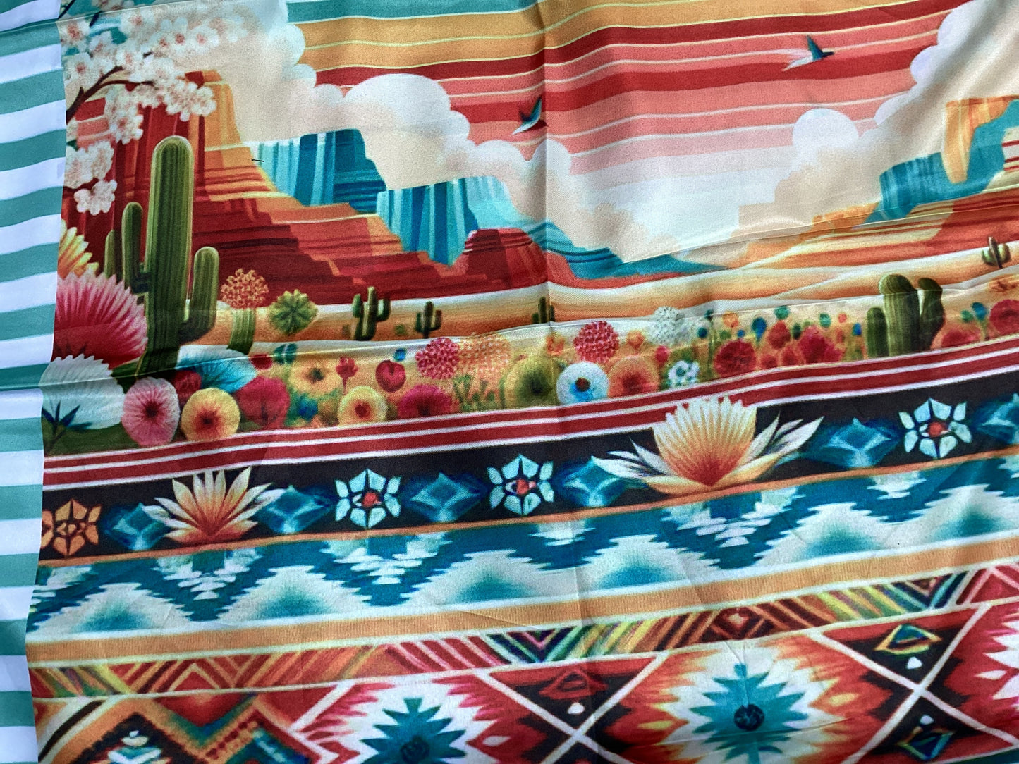 Desert scene Print Scarf