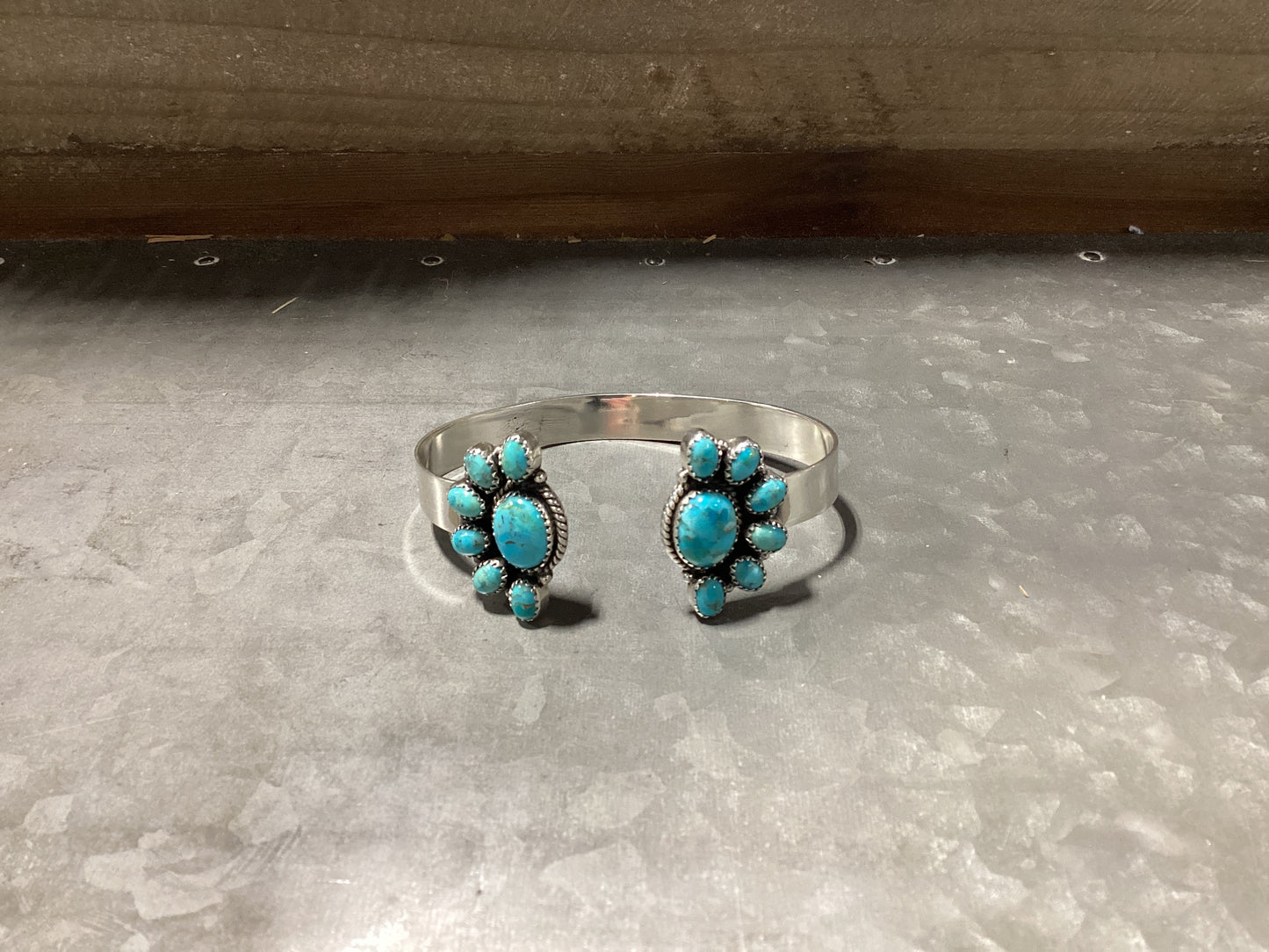 Kingman Turquoise Front Cuff