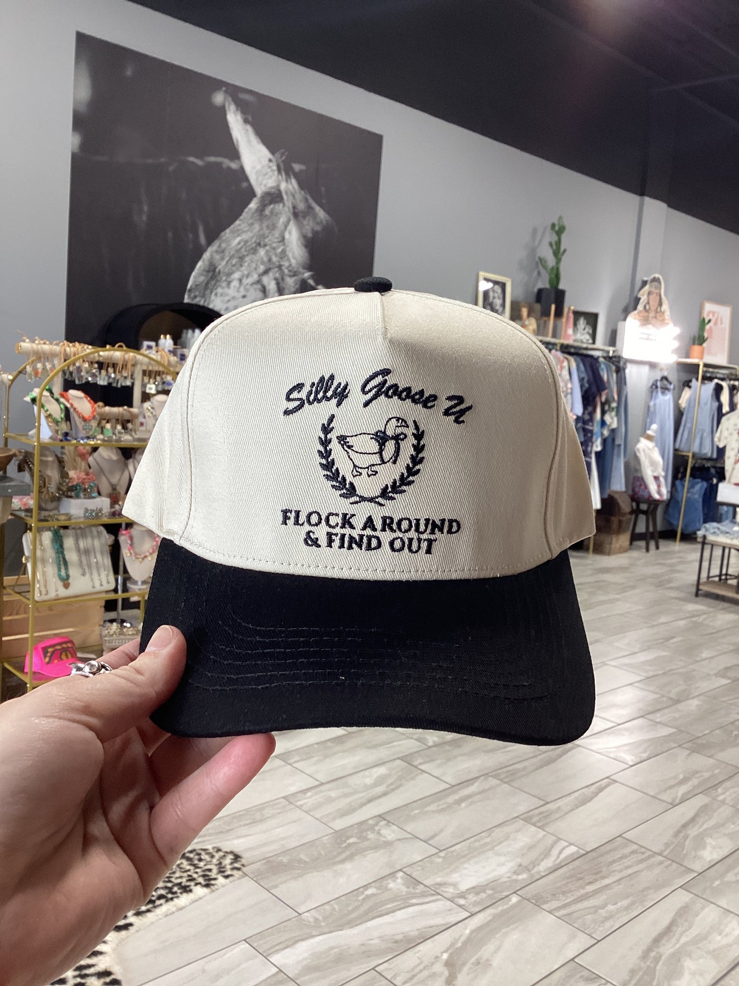 Silly Goose Canva Cap