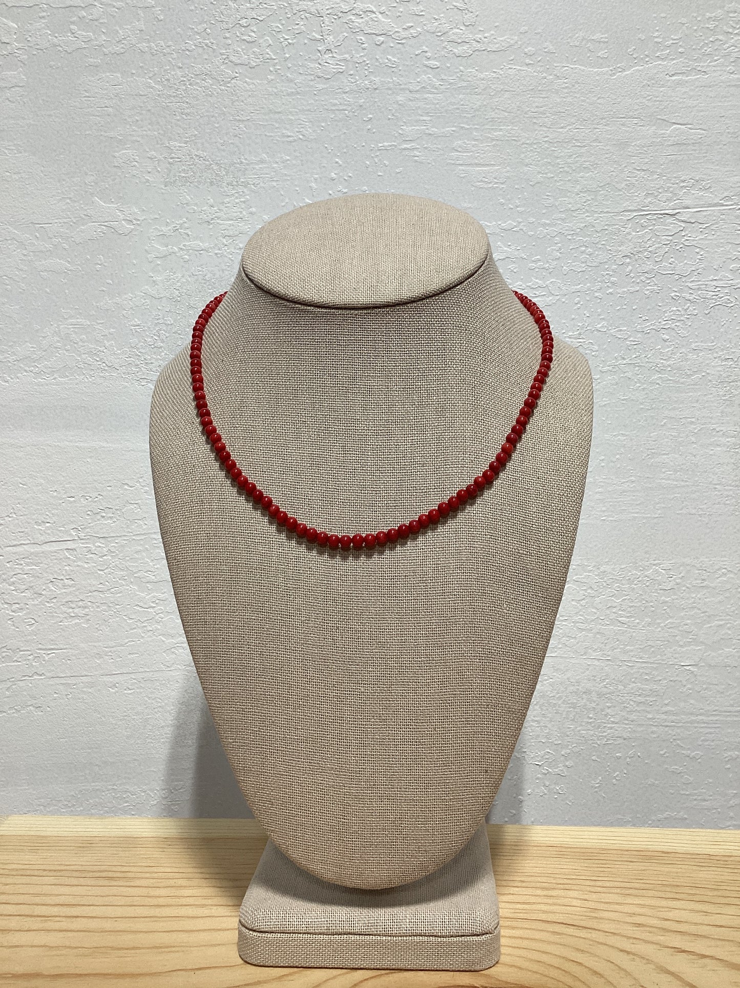 Red Beaded Necklace