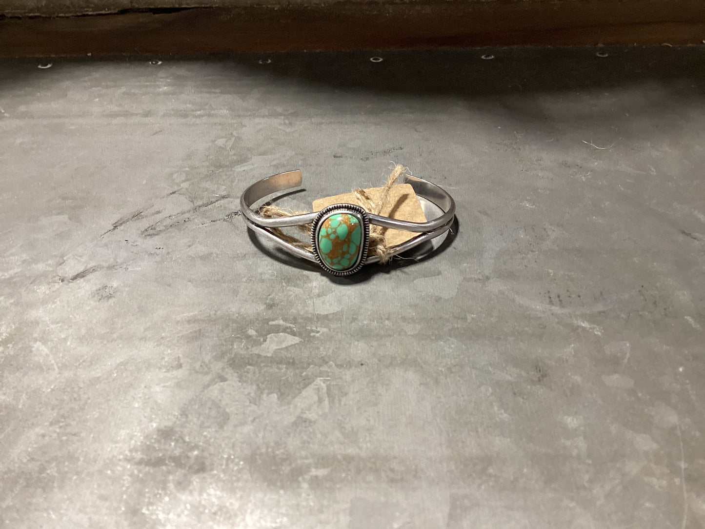 Green & Brown Turquoise Cuff