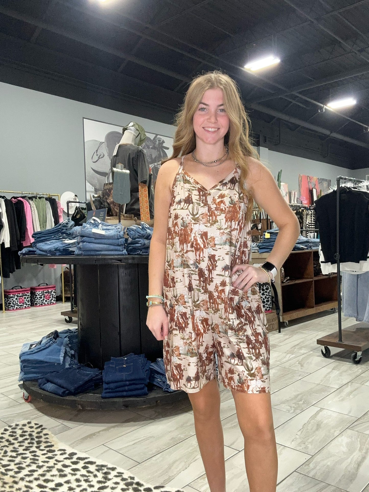 Cowboy Romper