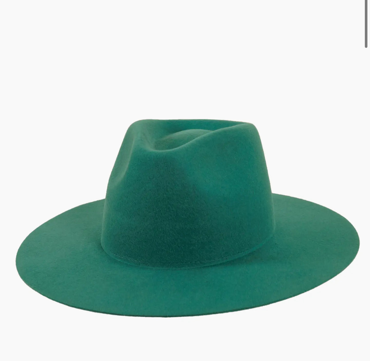 Teal Rancher Felt Fedora Hat