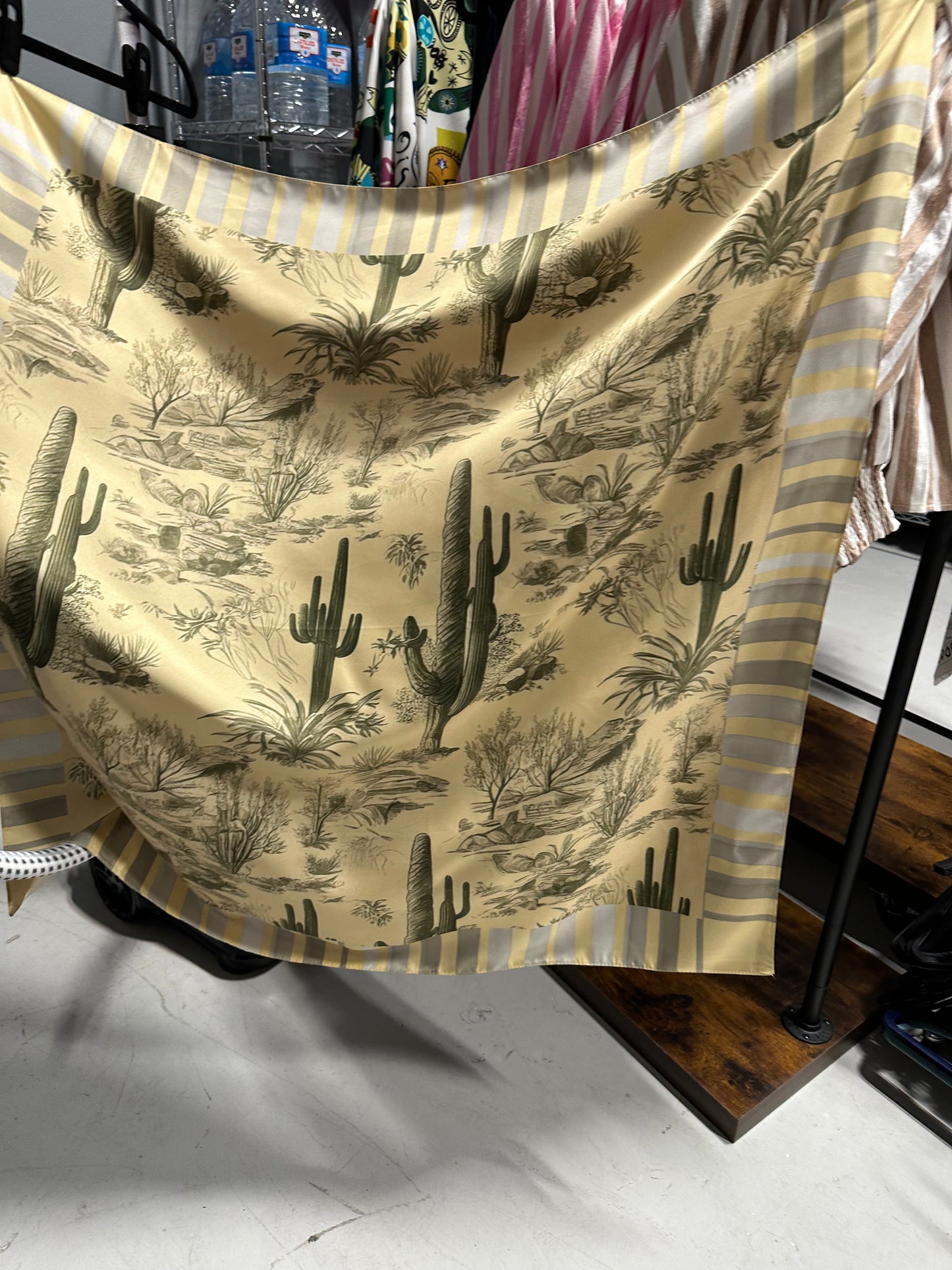 Desert Print Silk Scarf