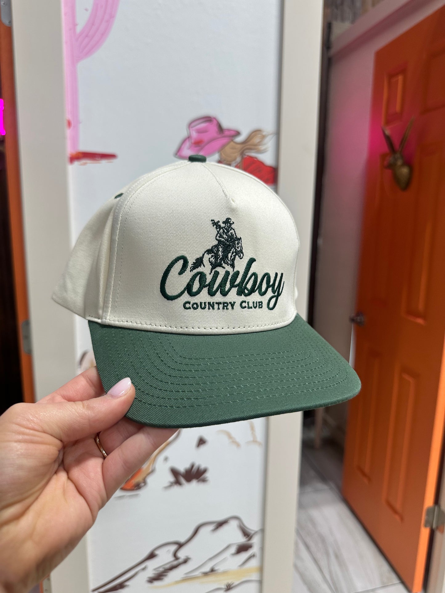 Rodeo Golfer Hat -Green