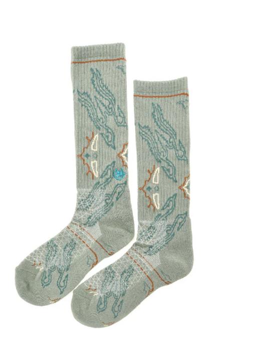 Fringe Tucumcari Gray Performance Socks