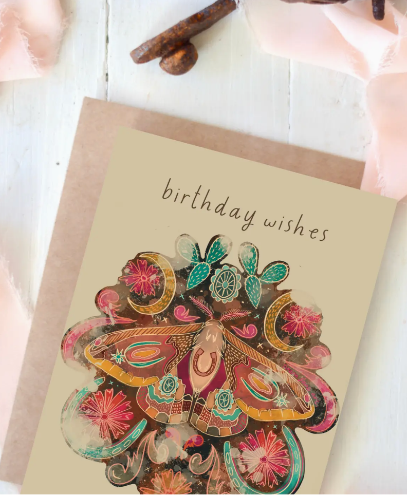Horseshoe Moth Birthday Wishes