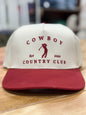 Two Tone Golfer Hat - Red