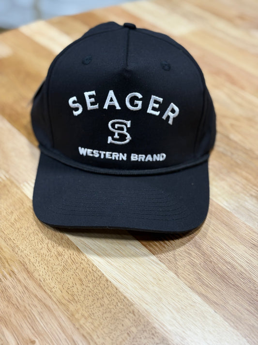 Branded Black Snapback