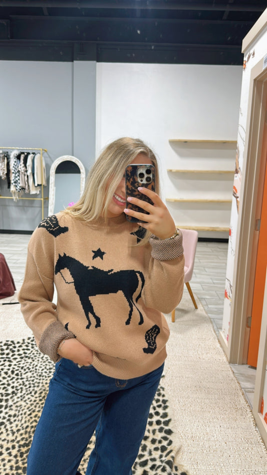 Giddy Up Sweater