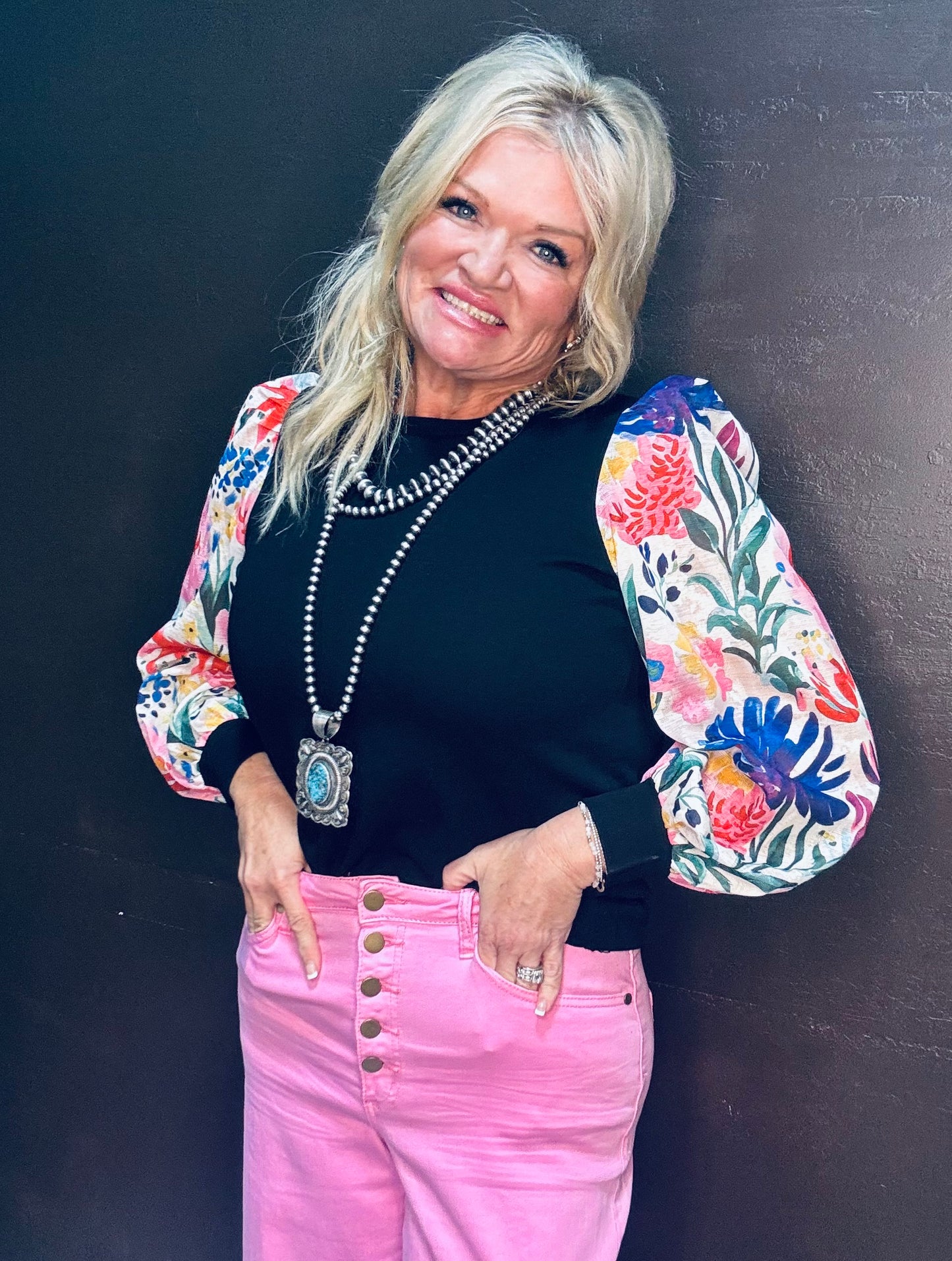 The Floral Long Sleeve Top