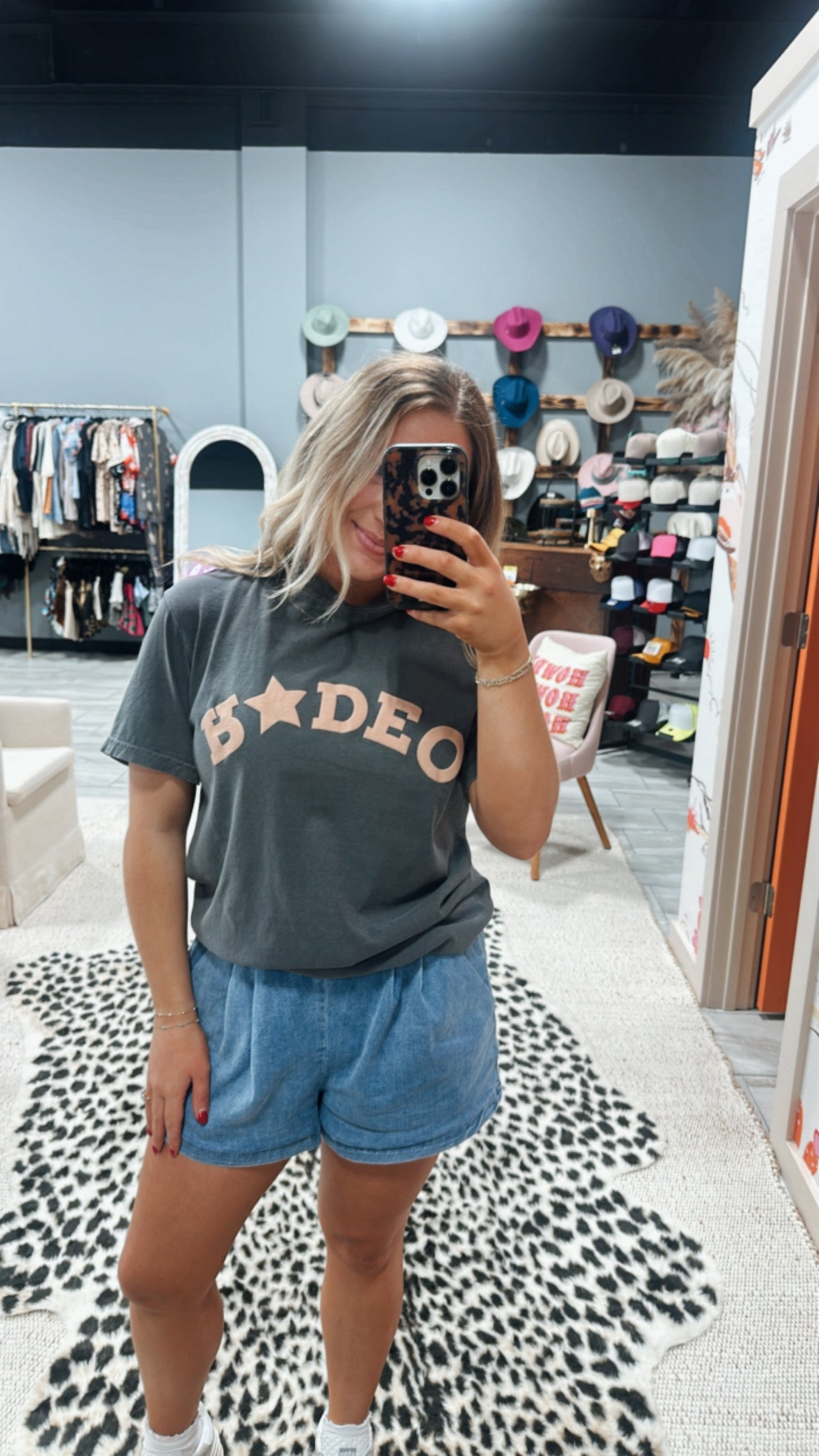 Upside down “Rodeo” Tee