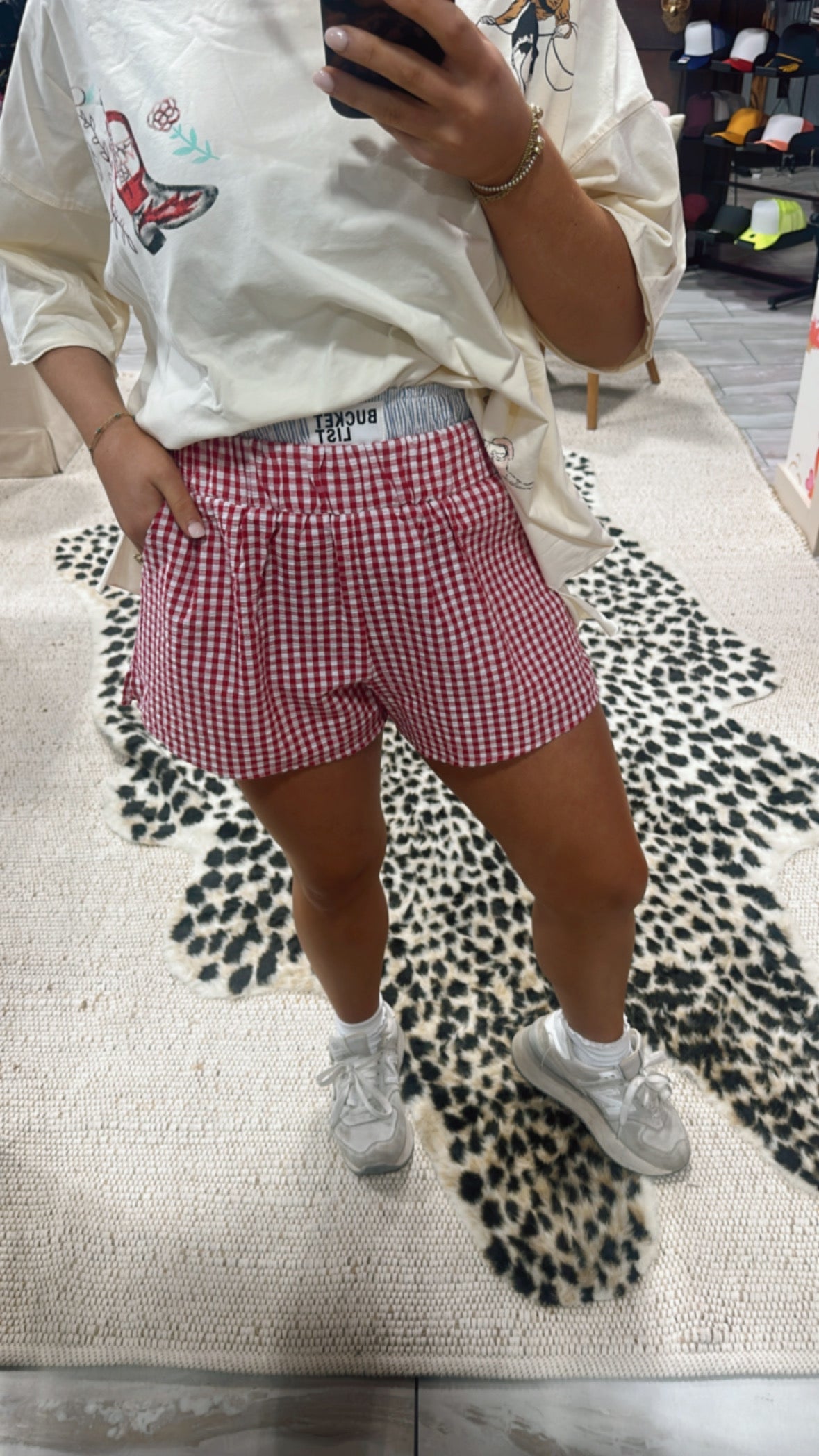 Red/Navy Bucket List Boxer Shorts