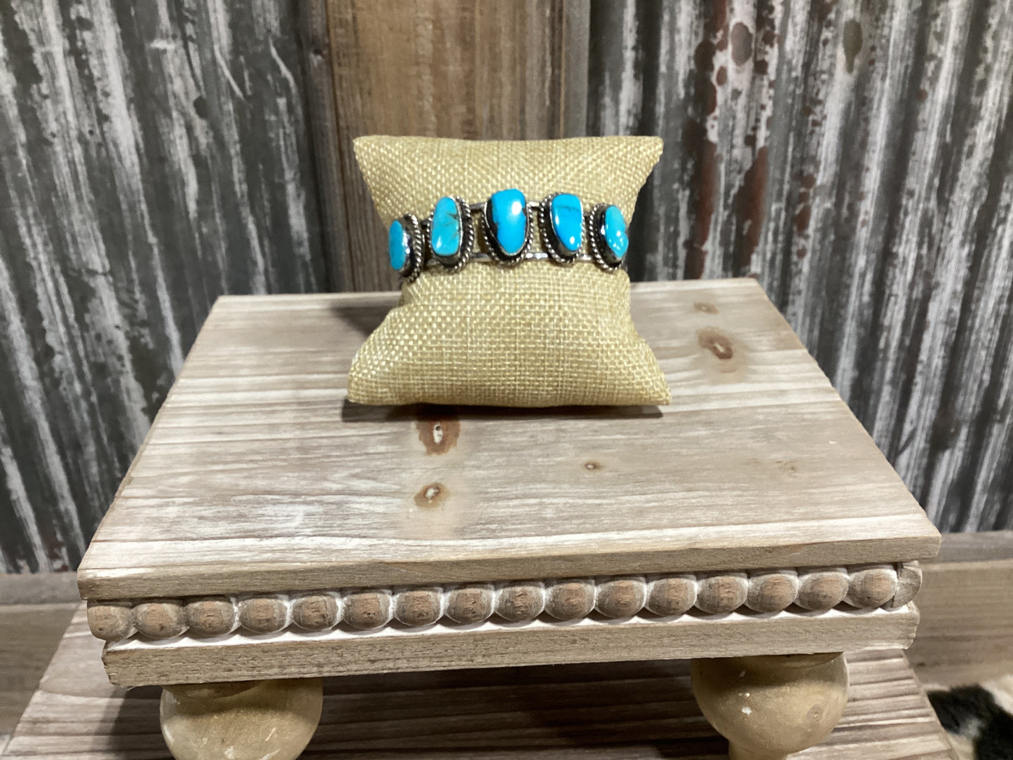 Five Stone Turquoise Cuff