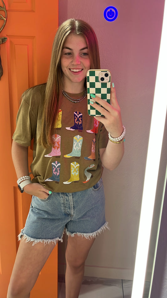 9 Western Boots Tee
