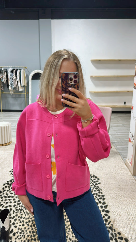 The IT Cardigan - Pink