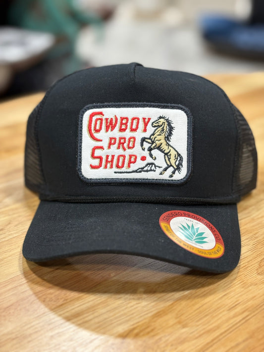 Cowboy Pro Shop Hat -  Black