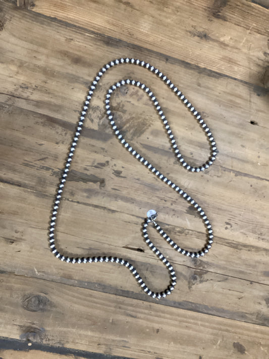60” 8mm Navajo Pearls