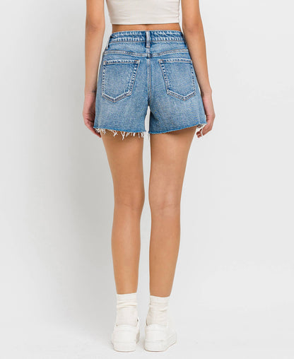 Rebbeca Dark High Waisted Short