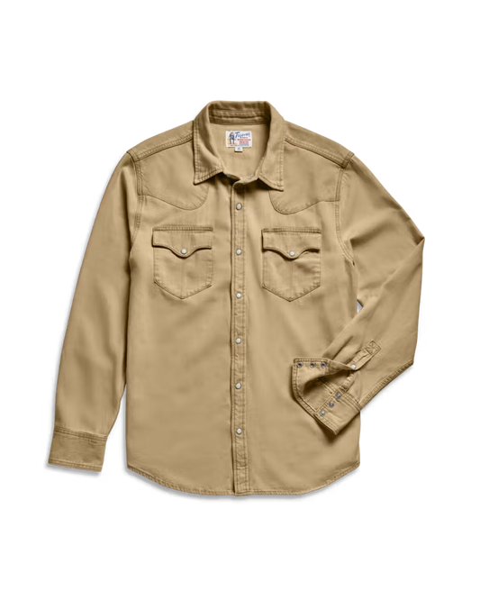 Denim Pearl Snap - Coriander