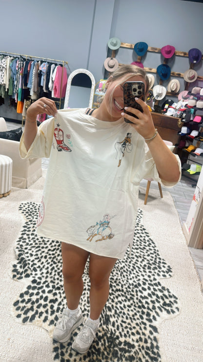 Wild West Lady Graphic Tee