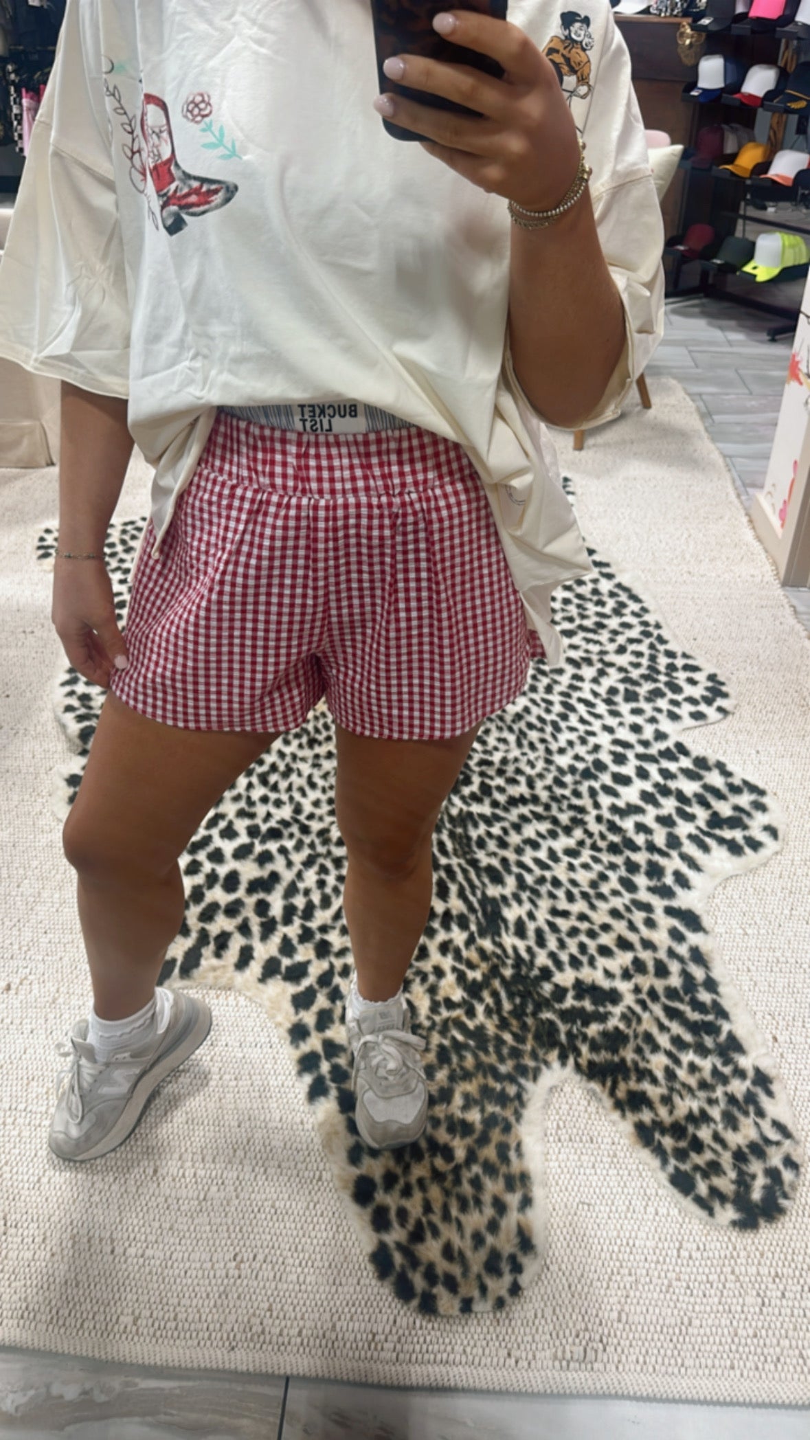 Red/Navy Bucket List Boxer Shorts