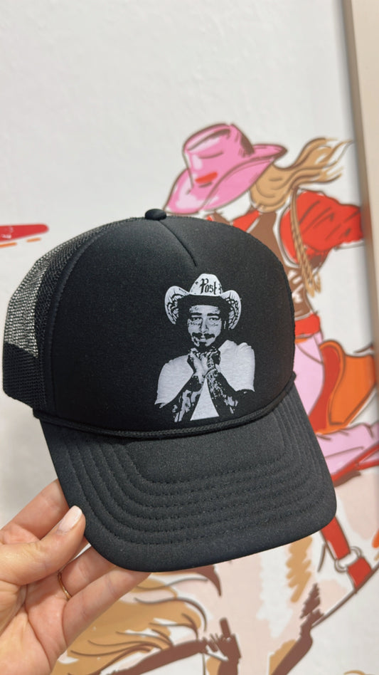 Cowboy Rapper Post Malone Trucker Hat