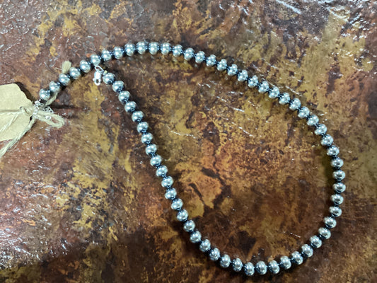 20” 8mm AK Navajo Pearls