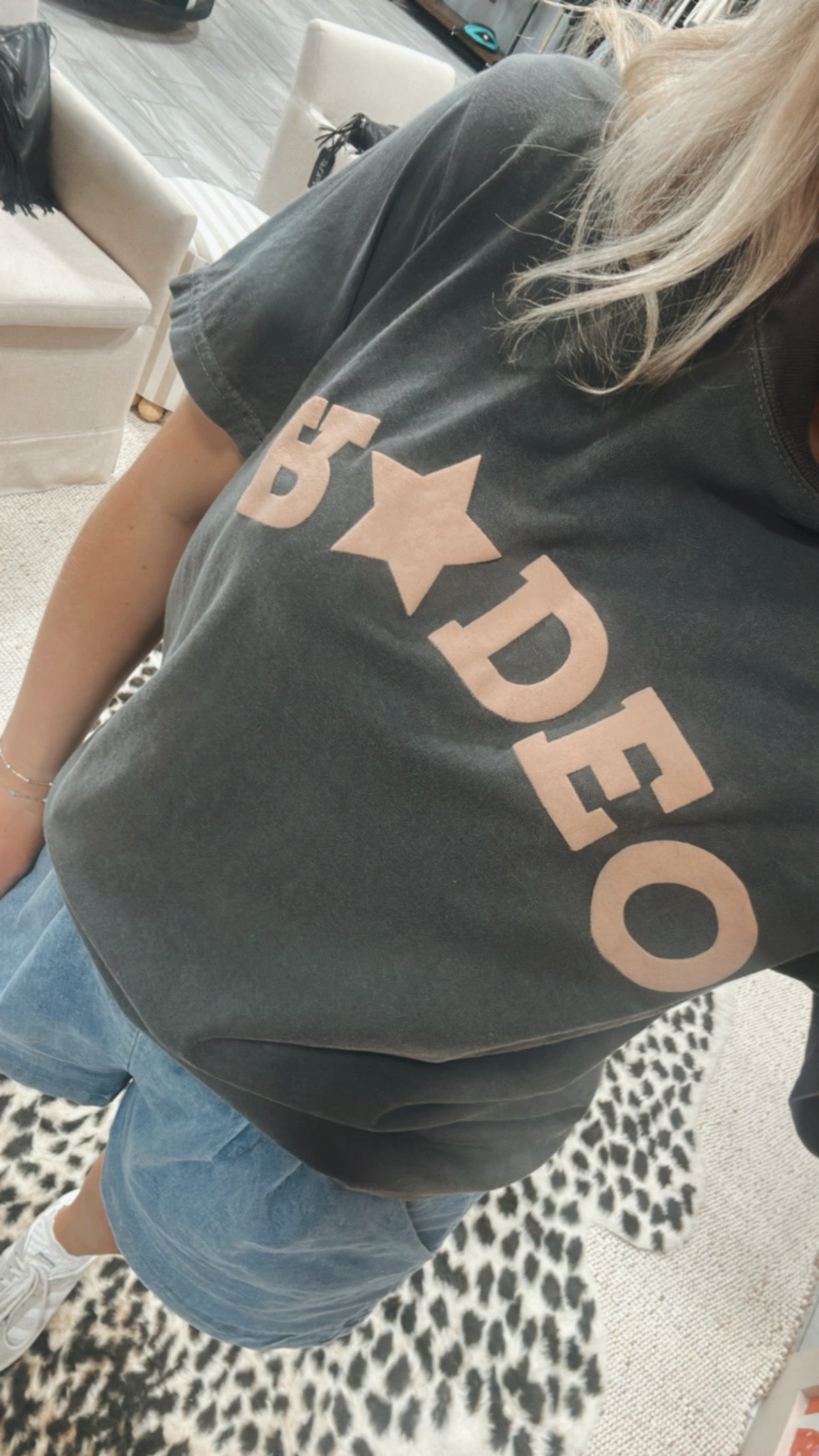 Upside down “Rodeo” Tee