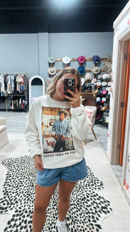 Not My First Rodeo Lane Frost Crewneck