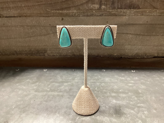 Turquoise and Sterling Silver Earrings