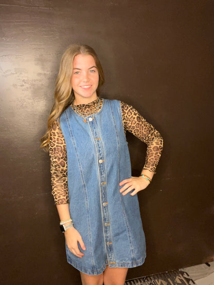 Leopard Lace Long Sleeve