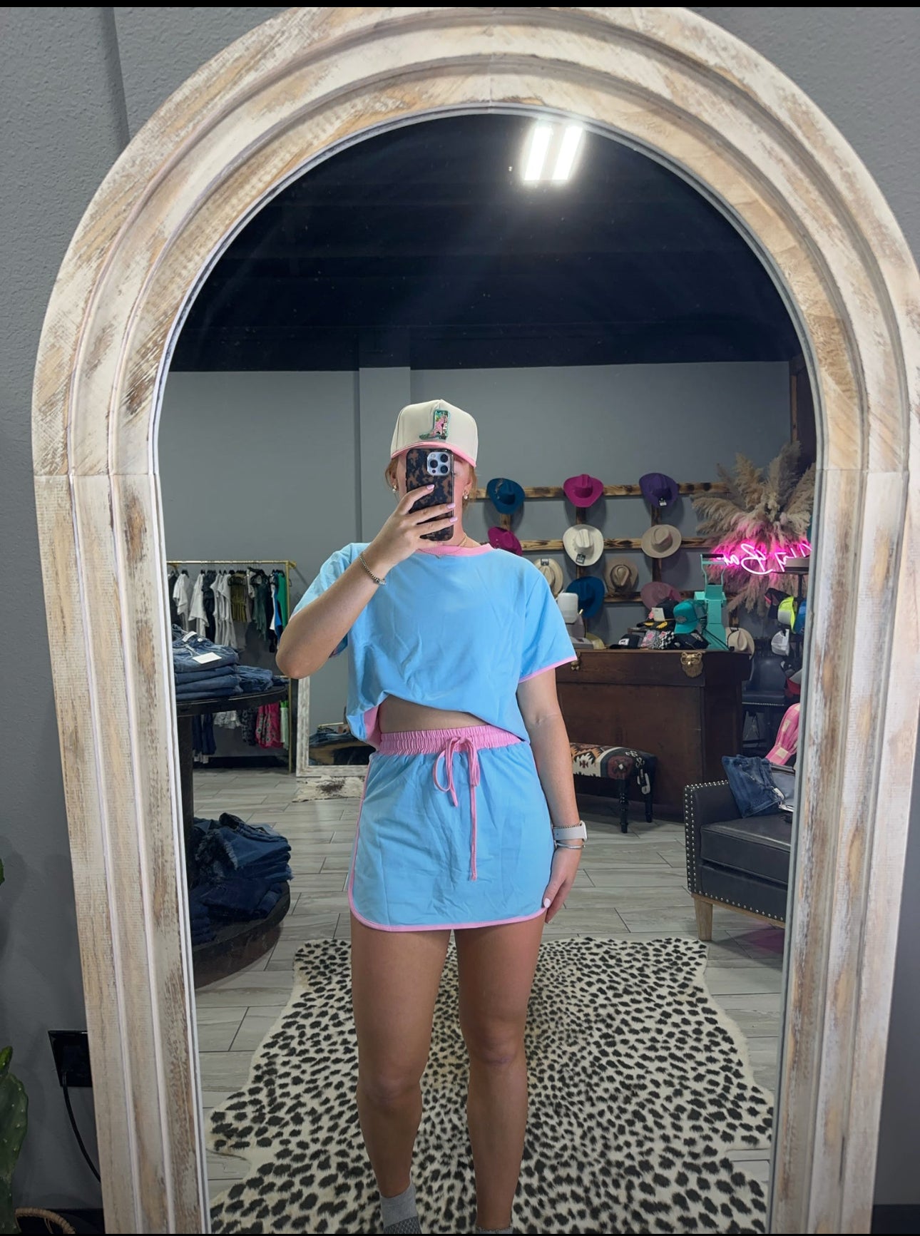Turquoise Color Block Set