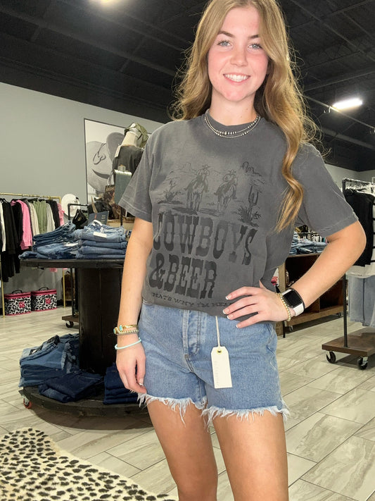 Cowboys & Beer Tee