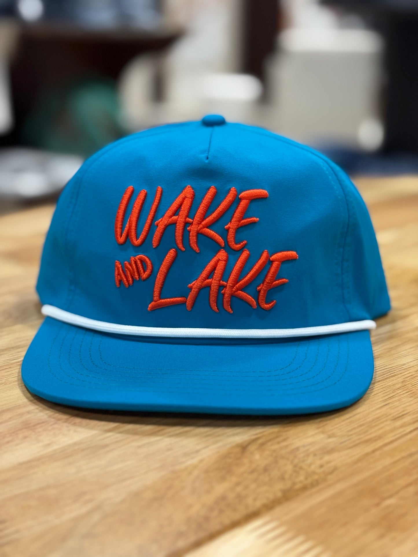 Wake and Lake Nylon Trucker Hat