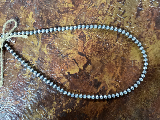 20” 6mm AK Navajo Pearls