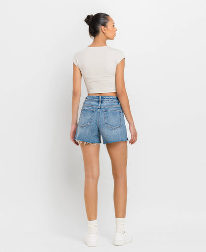 Rebbeca Dark High Waisted Short