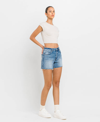 Rebbeca Dark High Waisted Short