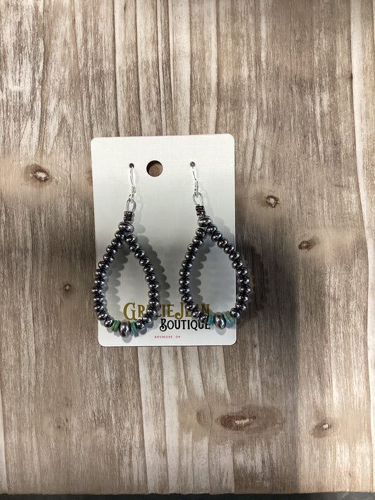 Sterling Tear Drop Dangle Earrings