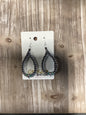 Sterling Tear Drop Dangle Earrings