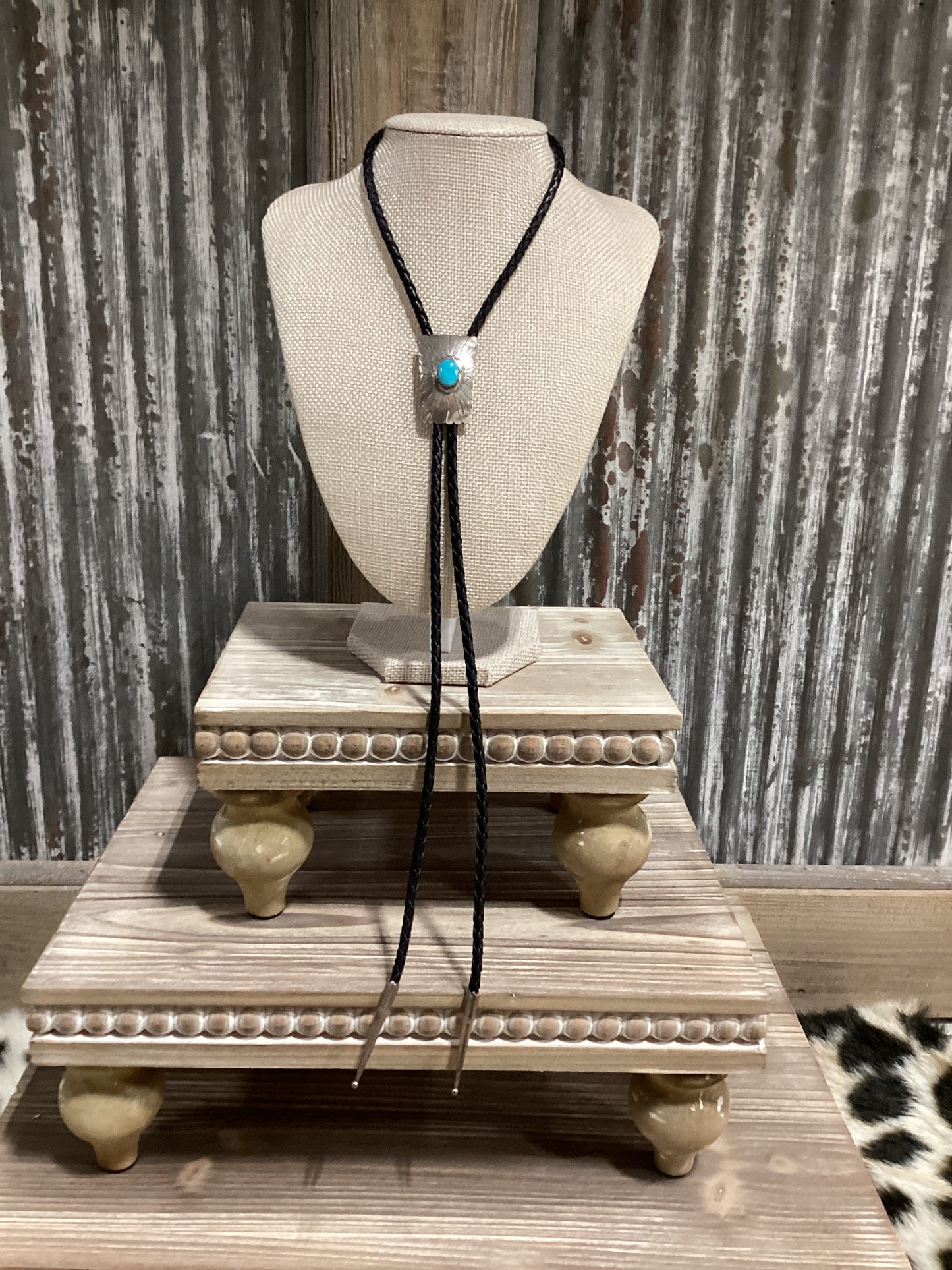 Rectangle Turquoise Bolo