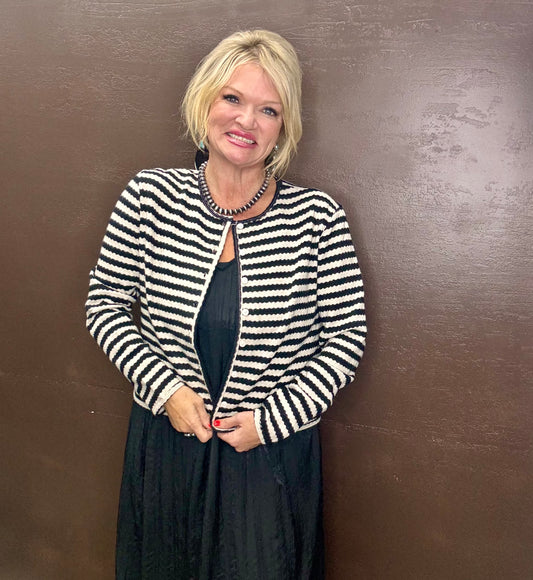 Horizon Striped Button Up