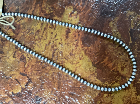 24” 6mm Navajo Pearls