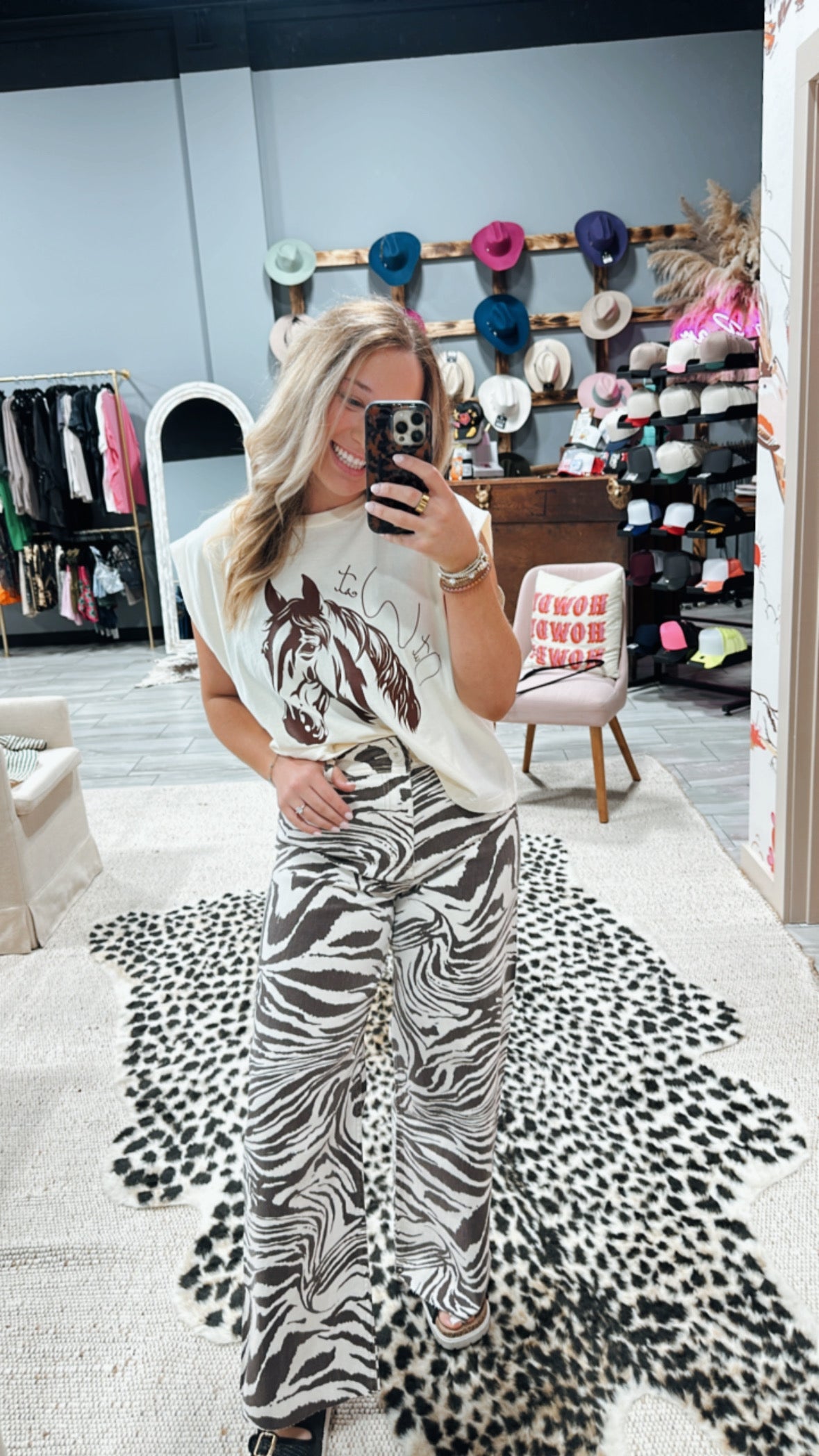 Zebra Print Pants