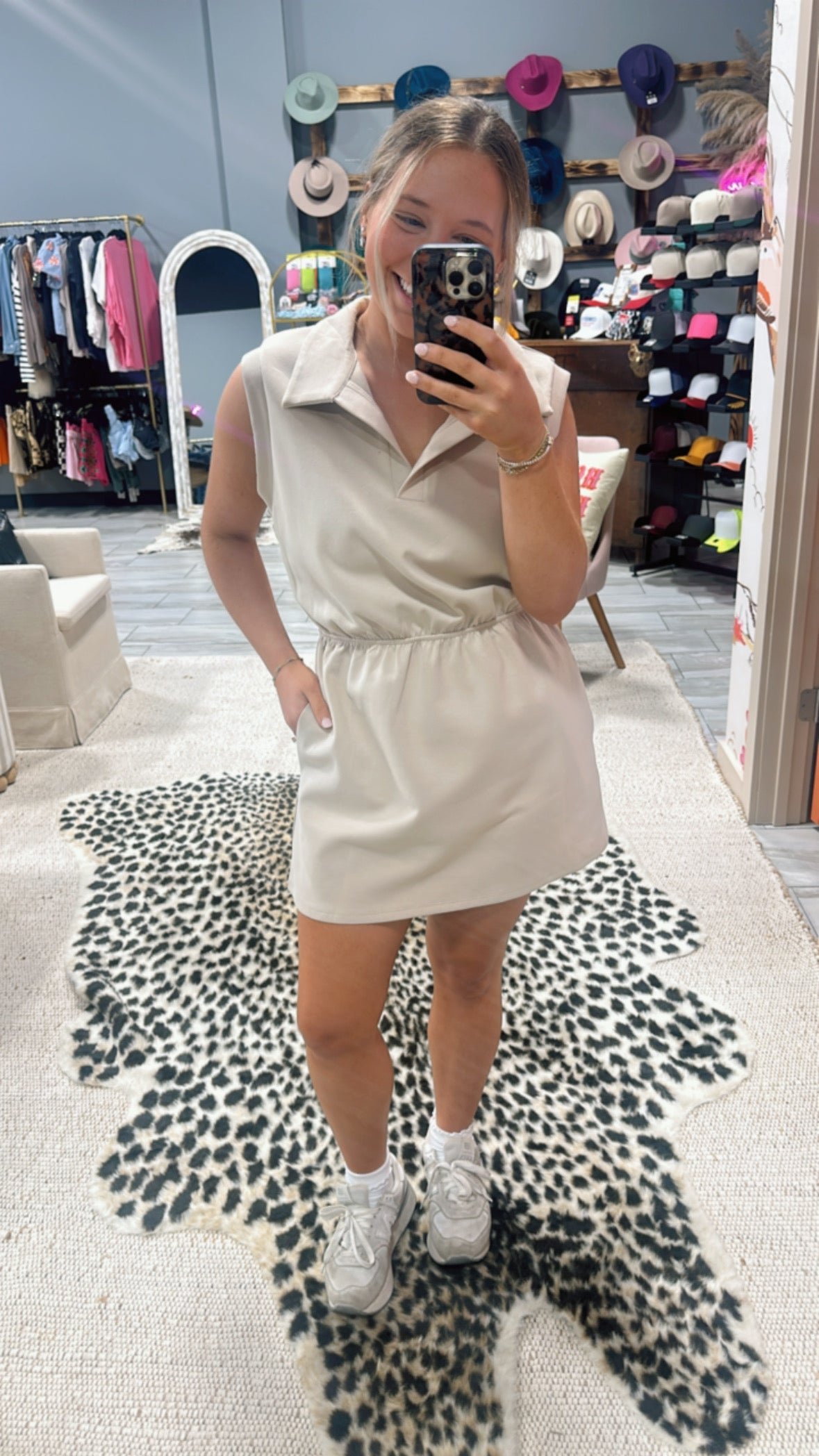 Sand Scuba Mini Dress