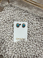 Faux Gold & Turquoise Concho Studs