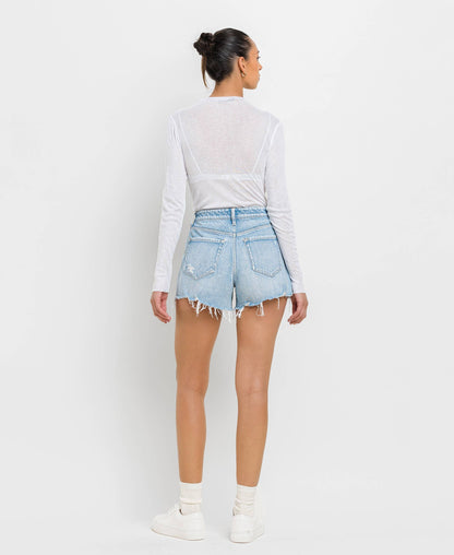 Rebbeca Light Washed Denim Shorts