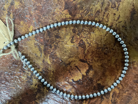 18” 6mm AK Navajo Pearls